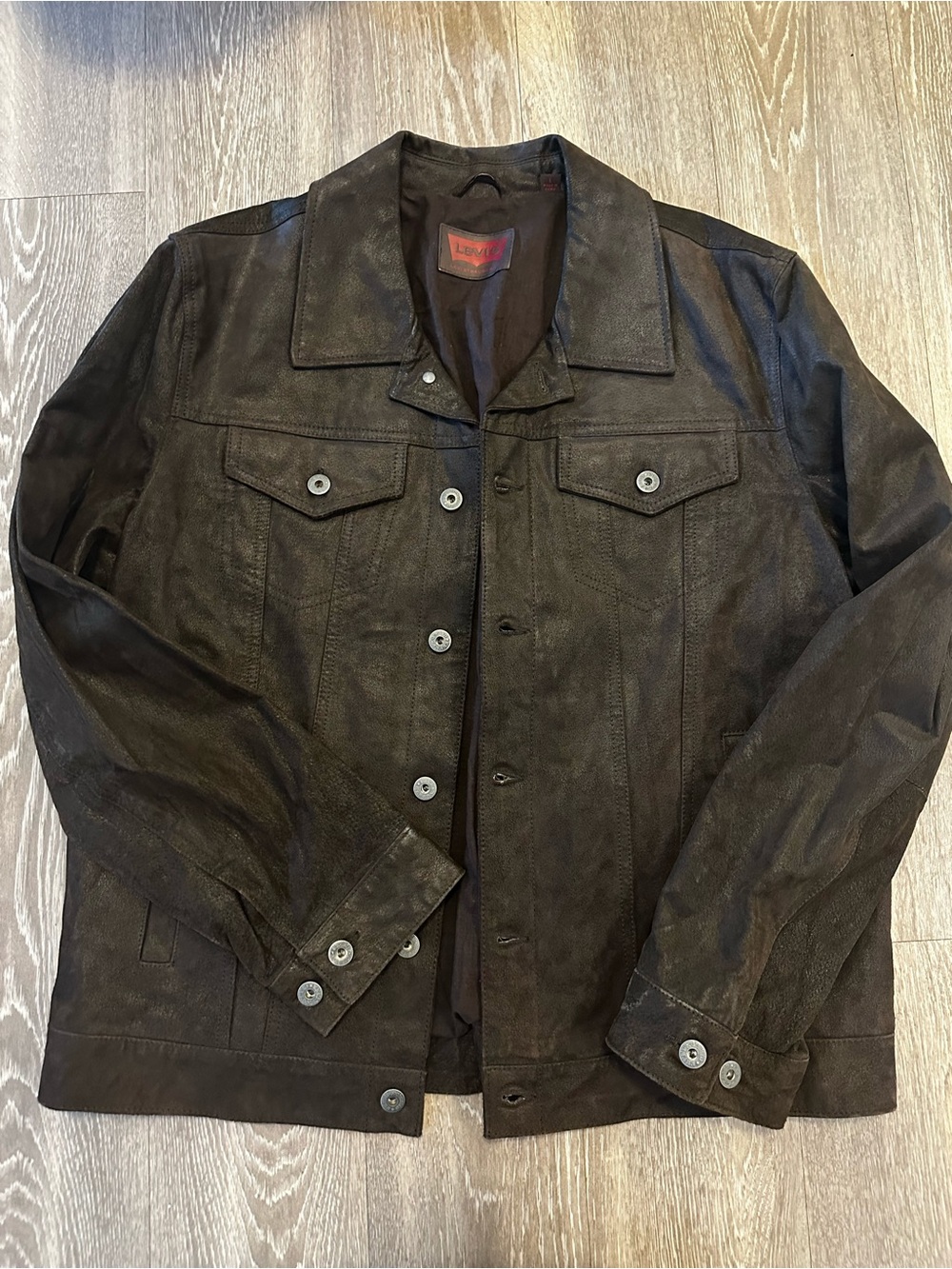 Levi’s Vintage Leather Jacket - Picture 2 of 3